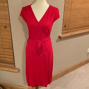 Red Wrap Dress
